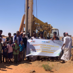 Pengeboran Perdana Program Wakaf Sumur LAZISMU Di Sudan