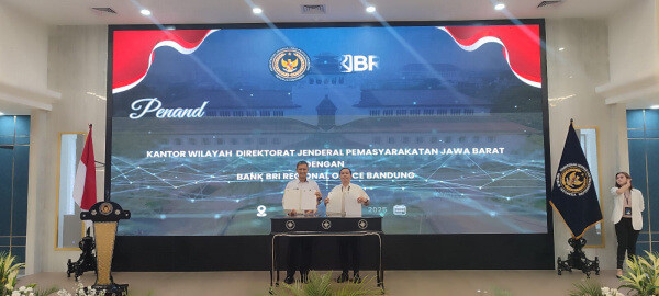 BRI dan Kementerian Imipas Jabar Tandatangani MoU Layanan Kerjasama Sistem Keuangan